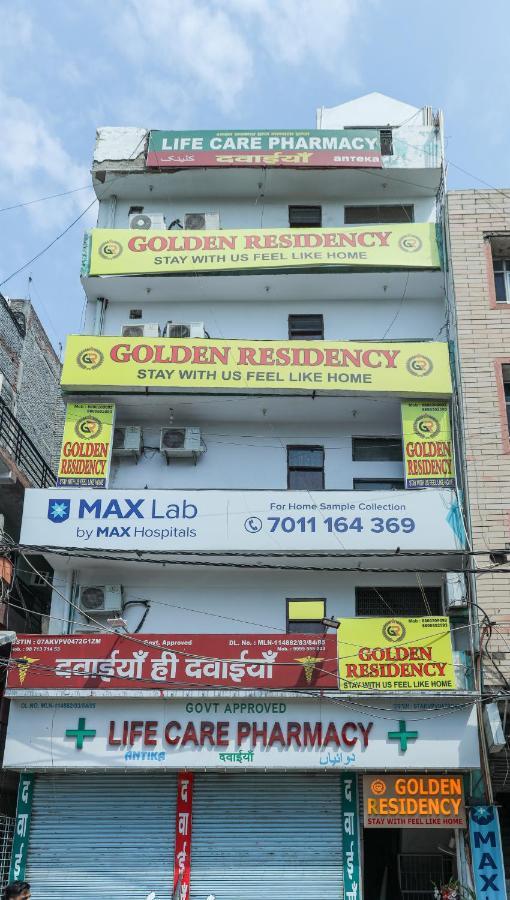 Golden Residency Hotell New Delhi Exteriör bild